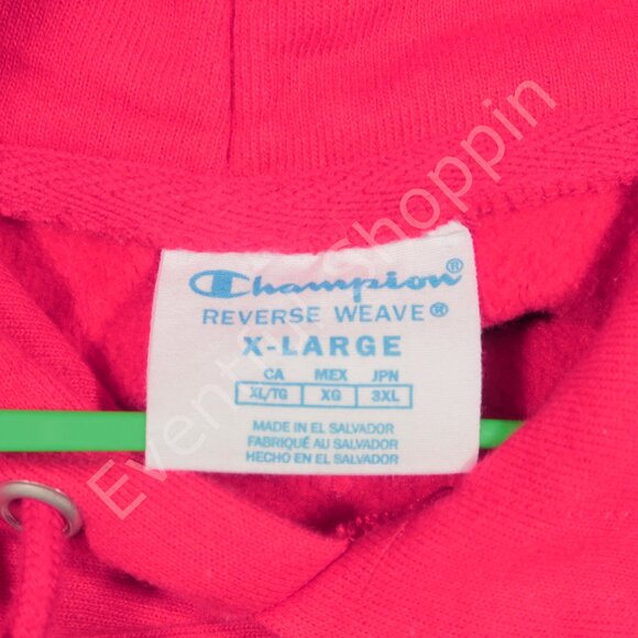 Champion Reverse Weave Georgia Bulldogs Hoodie in Red Size XL - Picture 6 of 7